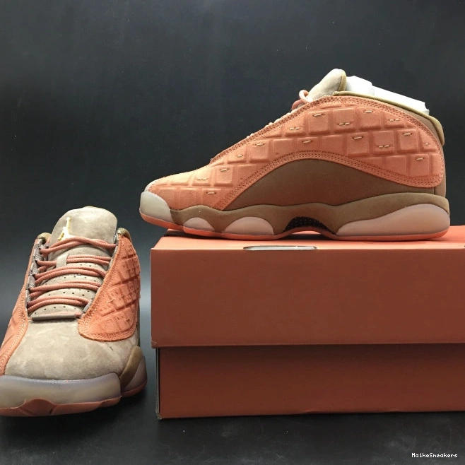 MaikeSneakers Stone Air 13 AT3102-200 Canteen-Terra Sepia Jordan Low Blush CLOT x 0803
